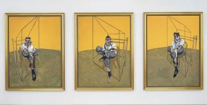 “Tres estudis de Lucien Freud” va ser pintat l’any 1969