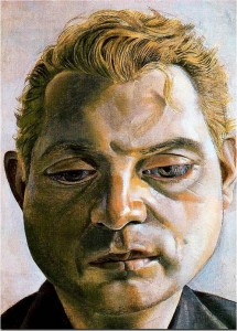 Lucien Freud, retrato de Francis Bacon (1952)