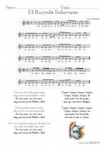 1r fitxa partitura burrito sabanero