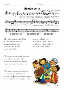 partitura el mon seria