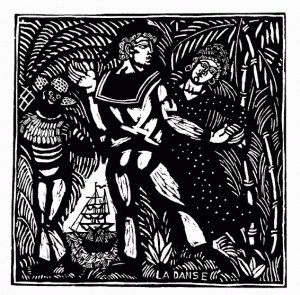 Raoul Dufy. La danse - Bois Grave - 1910