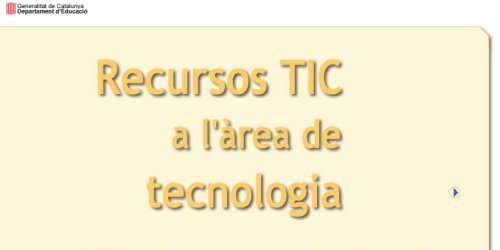 Recursos TIC per a l'àrea de tecnologia