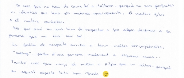 com ens cuidem a l'escola Angi