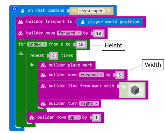 Minecraft Code Builder