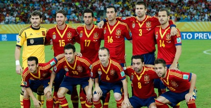 La selecció d'Espanya