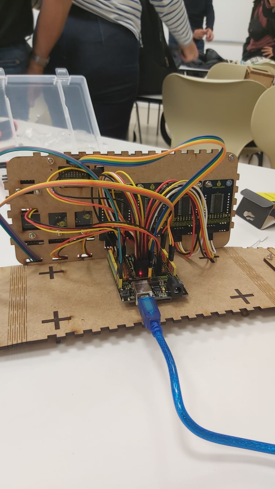 Connexions de l'estació de mesura