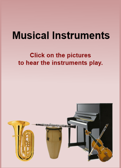 Recognising Instruments Identifying musical instruments | El bloc d'anglès de l'escola Bogatell