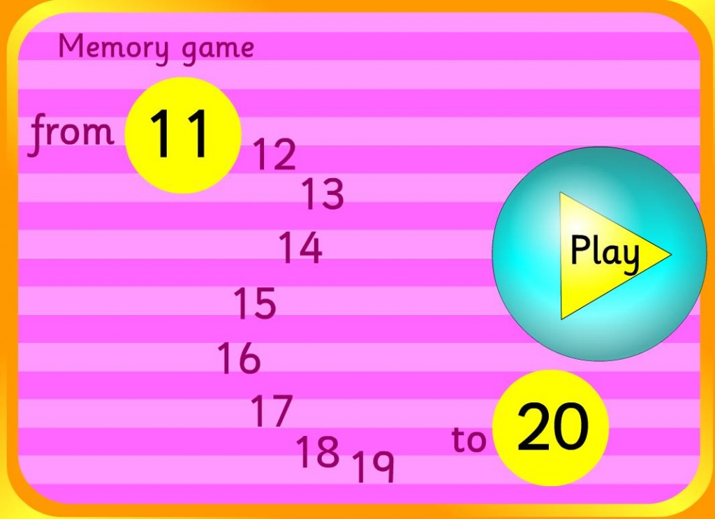 L angl s A L Escola Splai Memory Numbers 11 20 2nd Grade 