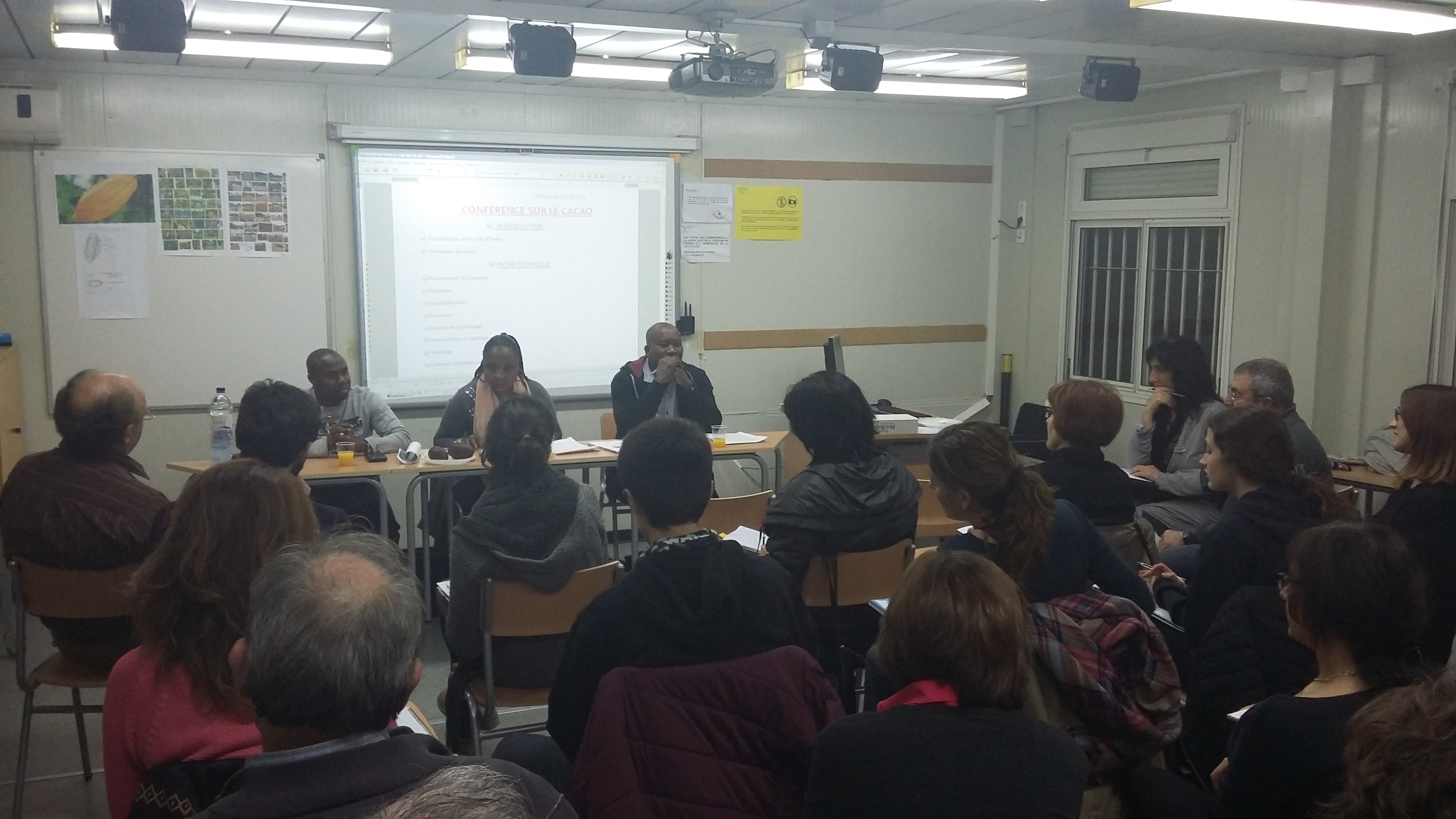 Un moment de la conférence