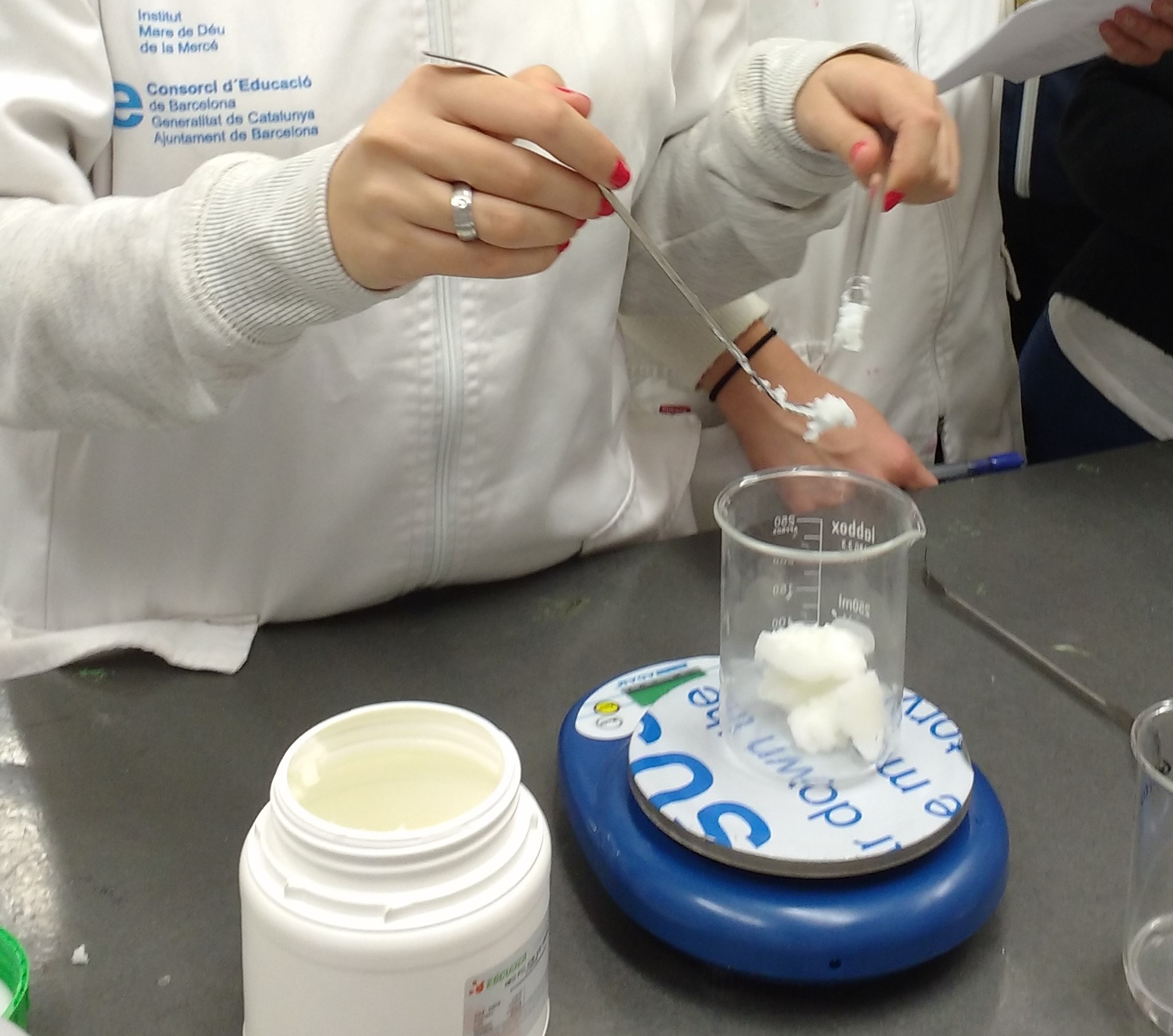 Pesar els components