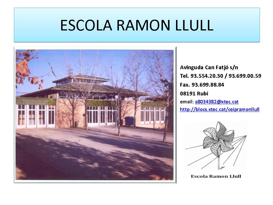 Escola Ramon Llull. Qualitat educativa