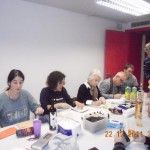 Nuria, Anna, Marta, Ksaviero, Aidan, Karlo kaj Xavier