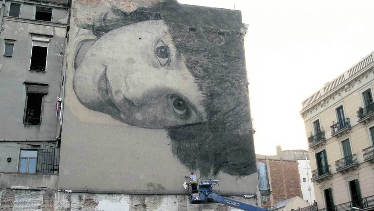 Creació de graffitis a l’Institut Consell de Cent