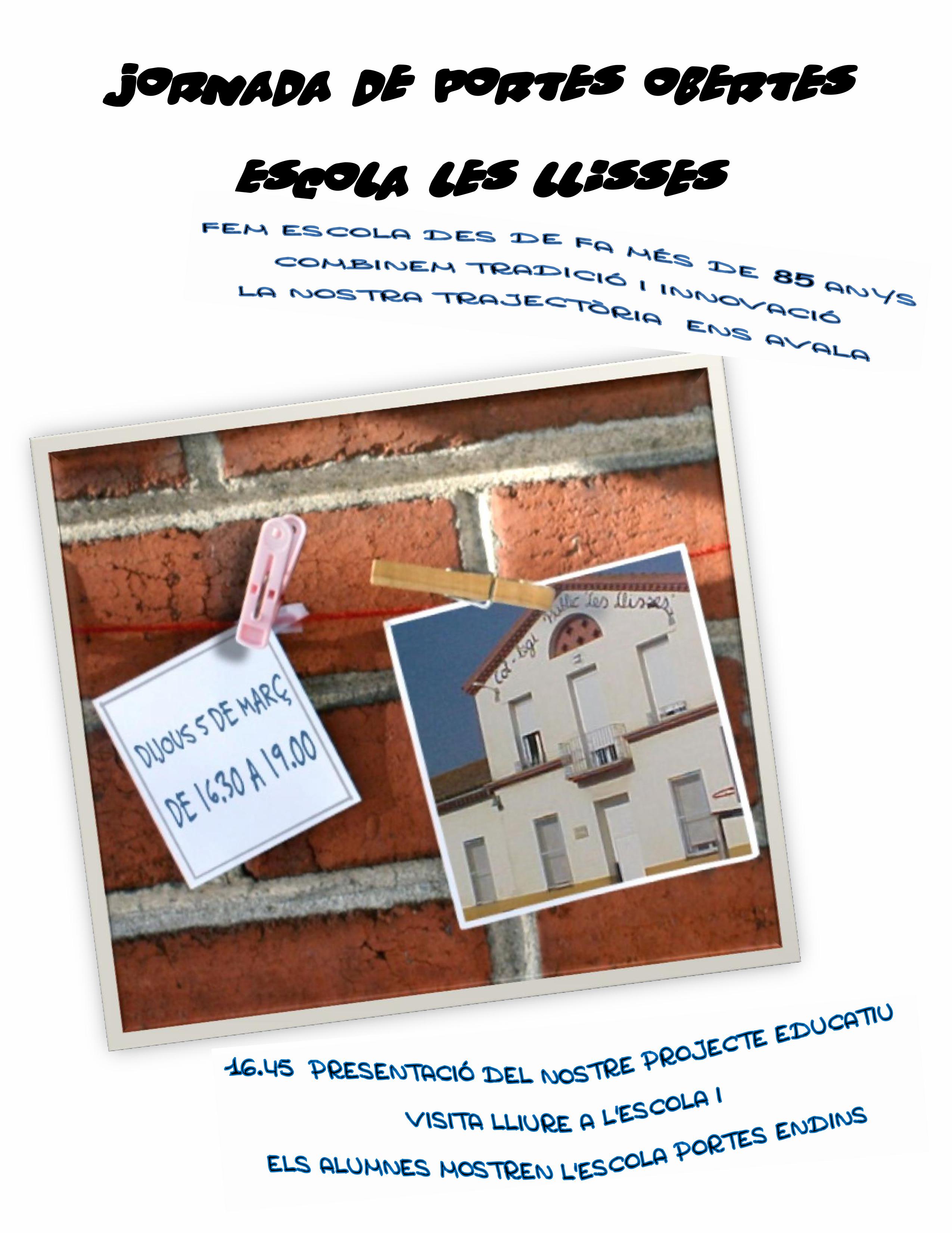 CARTELL PORTES OBERTES 2015