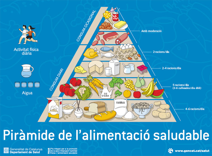 Piràmide dels aliments | EF i Salut