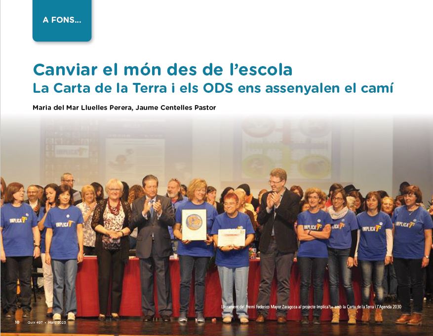 Canviar el món des de l'escola.