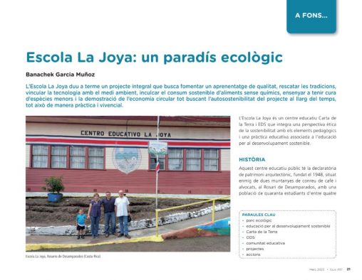 Escola La Joya: un paradís ecològic