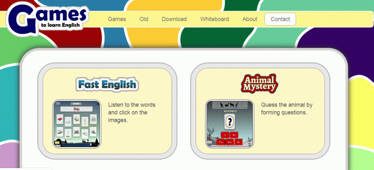 games | English is all around. Escola MONTPALAU