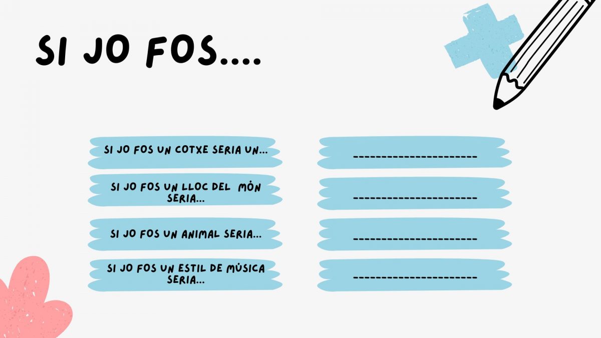 Benestar emocional: Si jo fos…