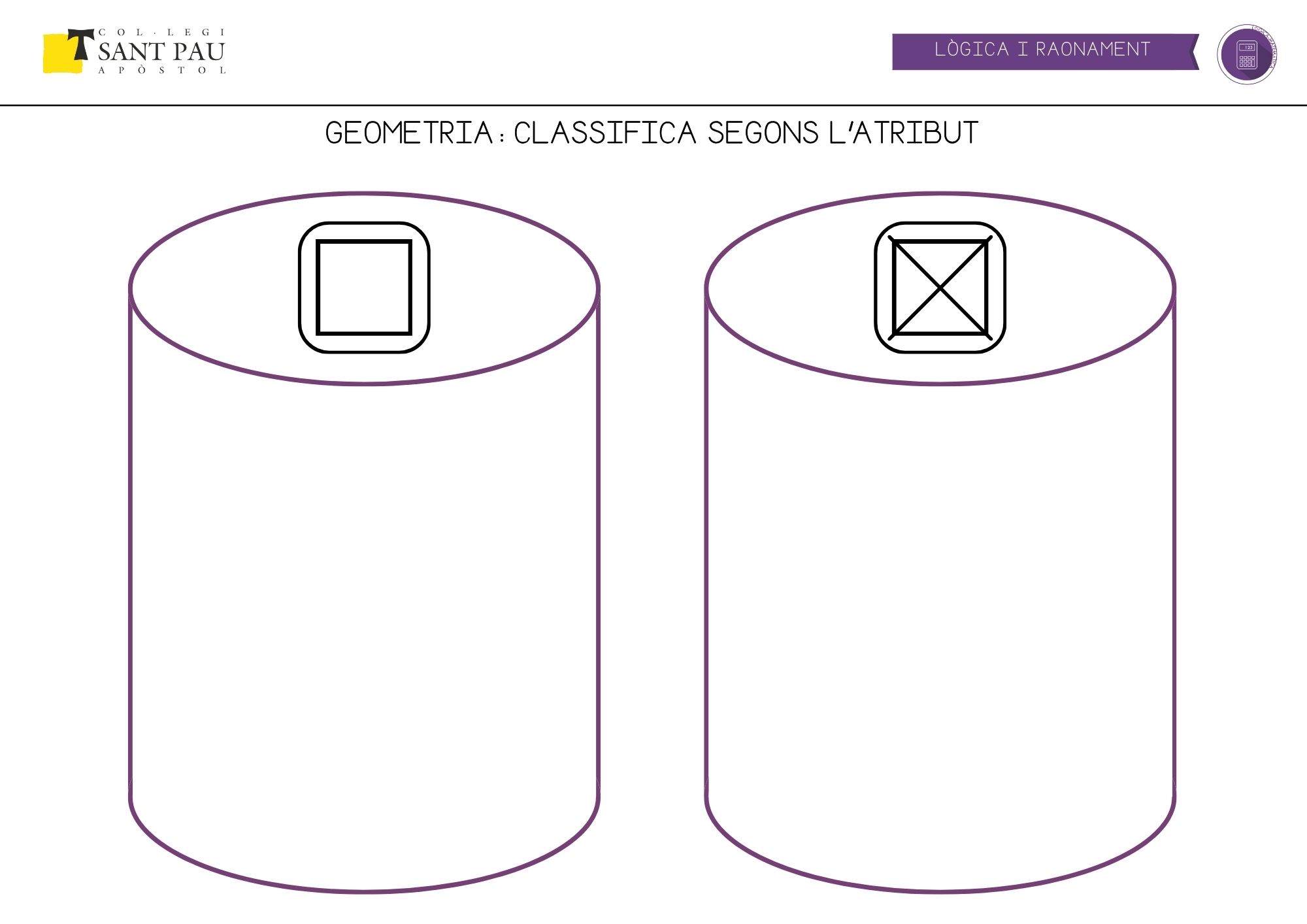 classifica entre quadrat i no quadrat