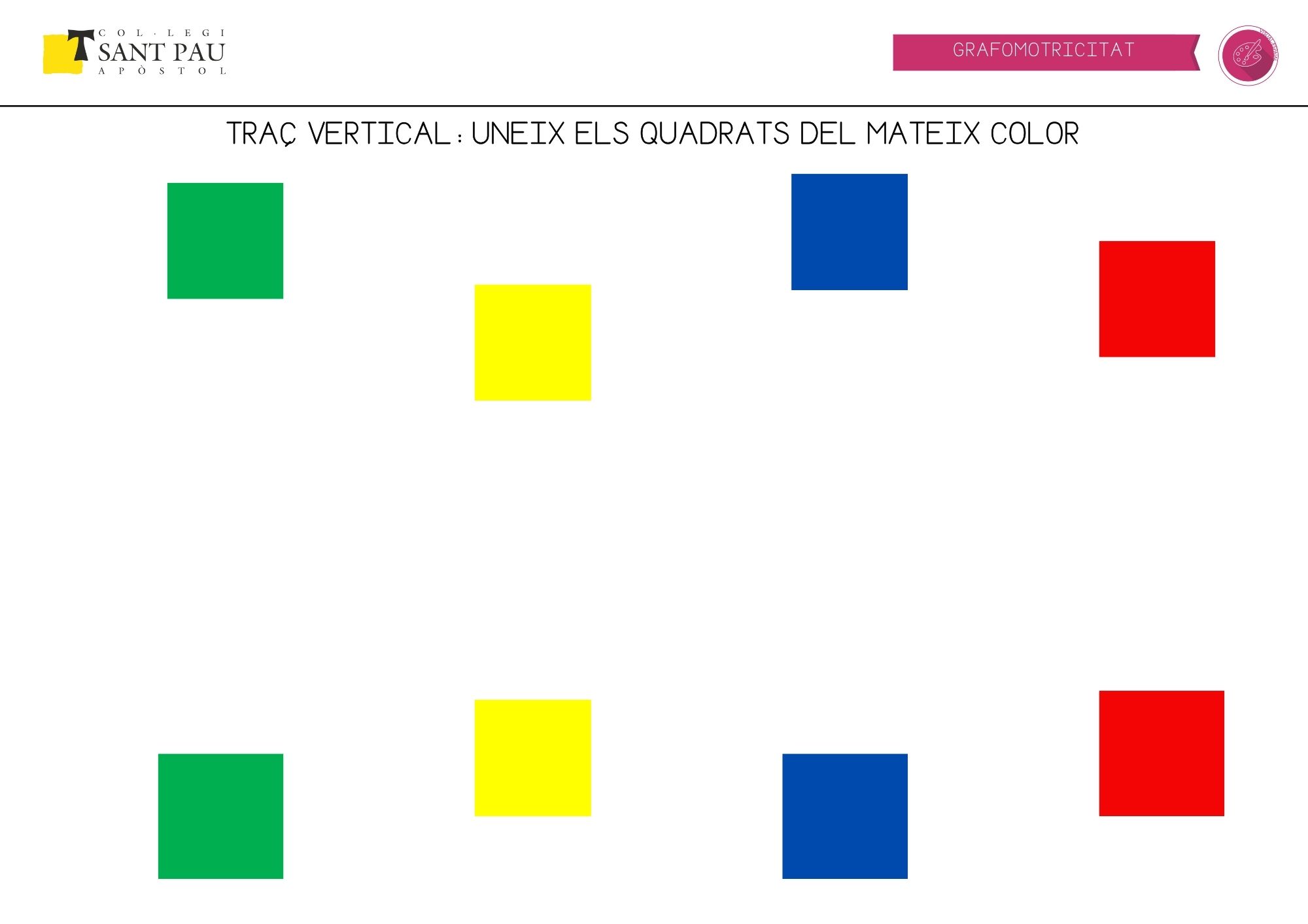 uneix els quadrats del mateix color