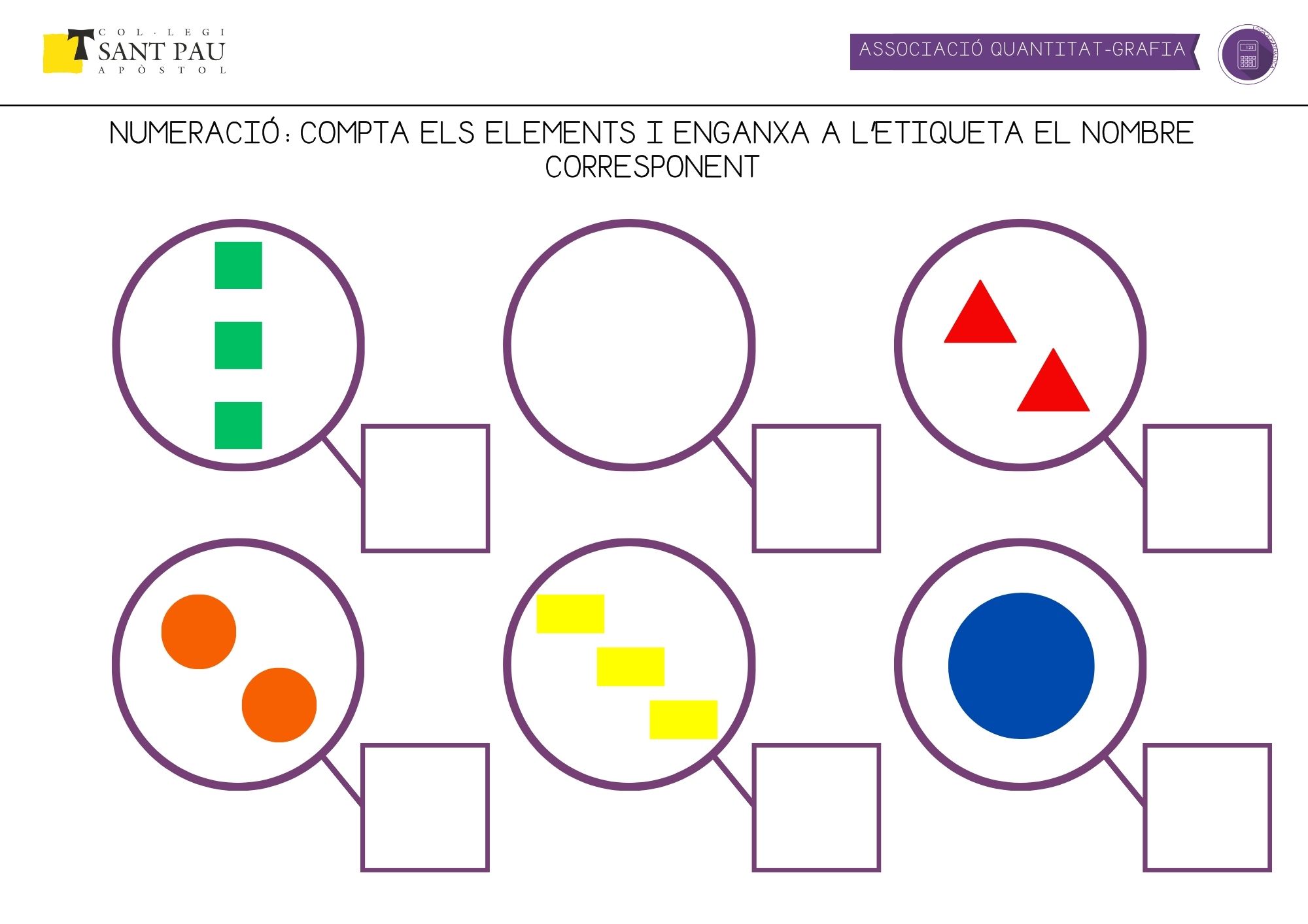 infica la quantitat d'elements
