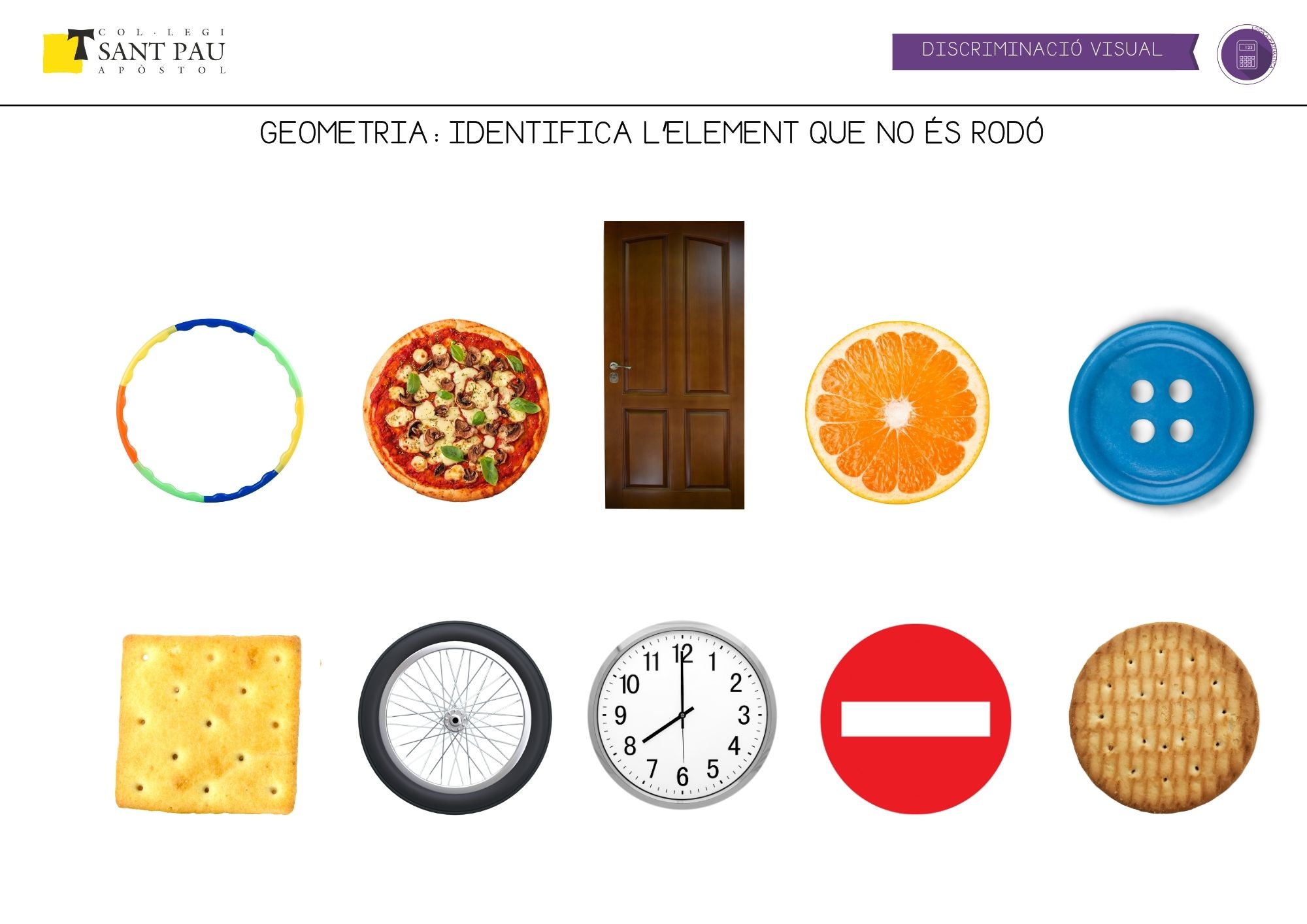 identifica les imatges rodones