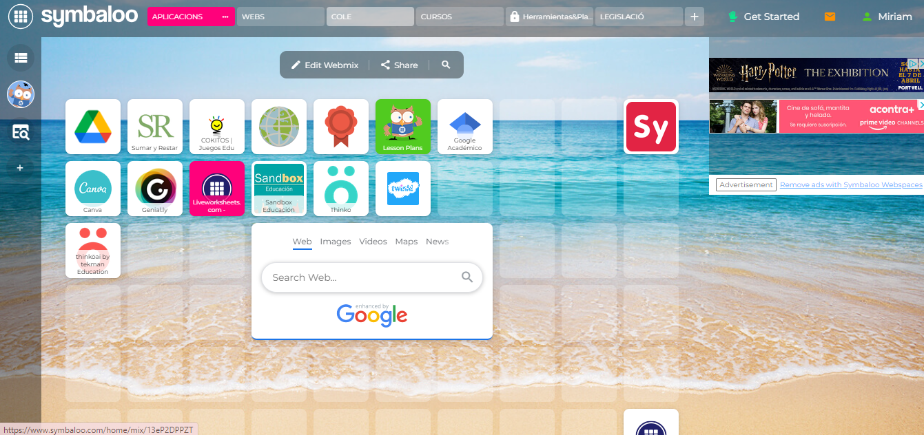 captura pantalla Symbaloo 2