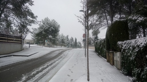 Qué bonic tot nevat!!!