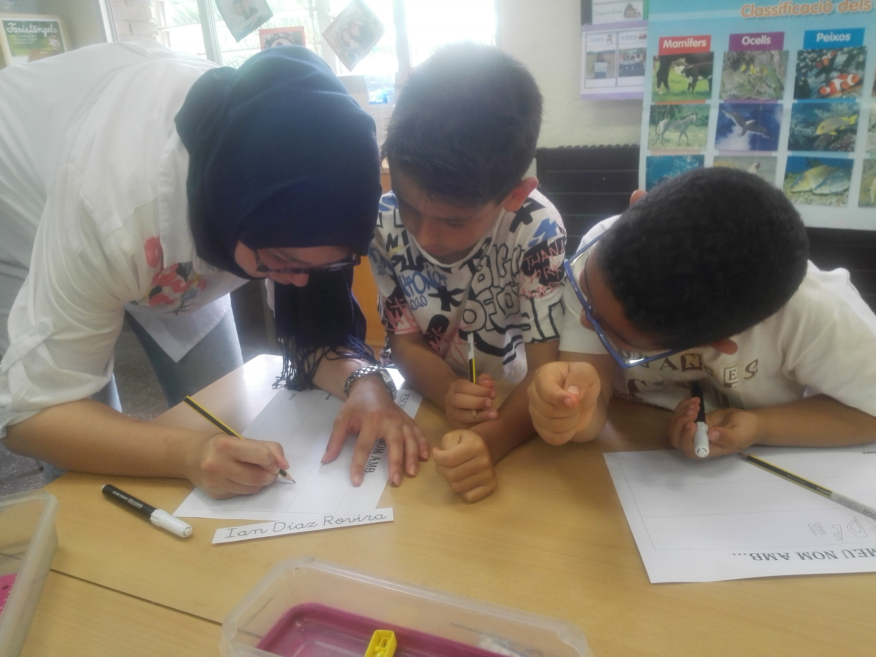 les famílies ens ajuden